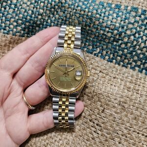 Vintage Goodyear Safety Award Watch in Box New Battery 1980s